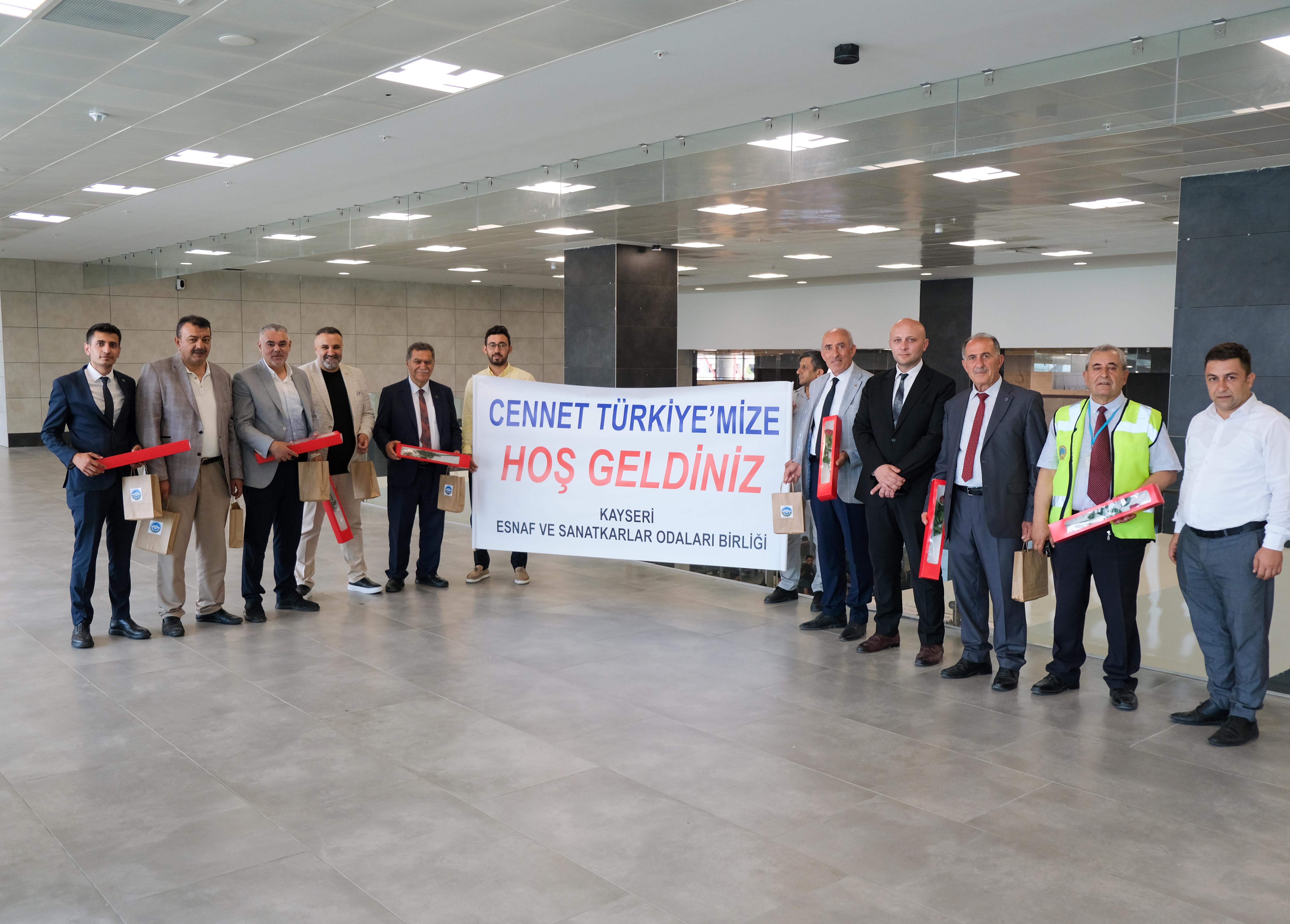 KESOB’da gurbetçileri karşılama geleneği devam ediyor